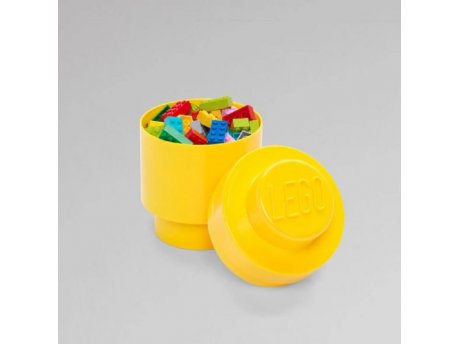 LEGO KUTIJA ZA ODLAGANJE, OKRUGLA (1): ŽUTA