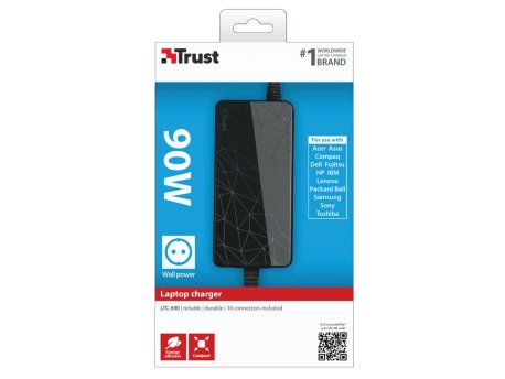 TRUST Punjač  LTC-690 90W/univerzalni/crna