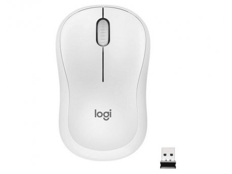 LOGITECH M220 Silent Wireless beli miš