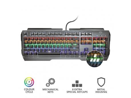 TRUST Tastatura  GXT877 SCARR