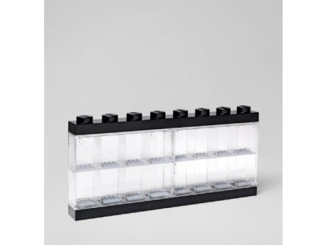 LEGO IZLOŽBENA POLICA ZA 16 MINIFIGURA: CRNA