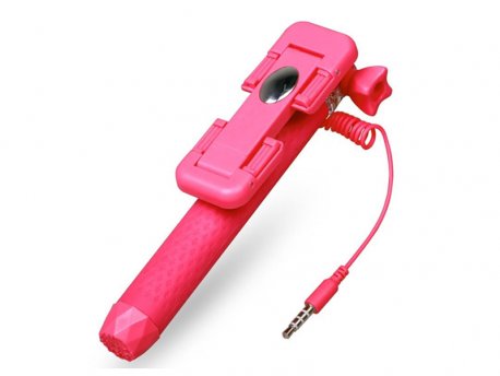 GIGATECH Selfie štap SM300 sa blicem roze
