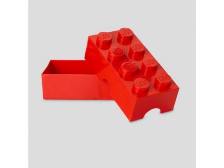 LEGO KUTIJA ZA ODLAGANJE ILI UŽINU, MALA (8): CRVENA