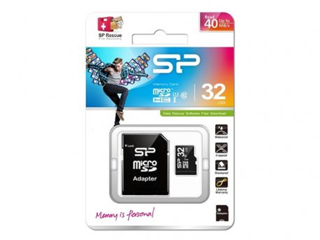 SILICON POWER Memorijska kartica MicroSDHC 32GB 5905 U1 + SD adapter C10