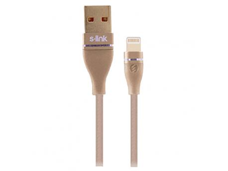 S-LINK USB data kabal za Iphone Lightning SW-C640 (Roze)