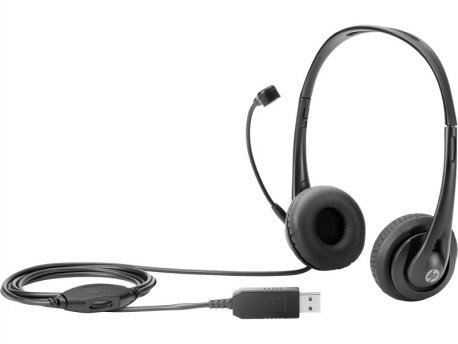 HP ACC Headset USB Stereo, T1A67AA