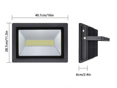 SPECTRA LED relfektor 150W LRSMDA3-150 6500K, crni