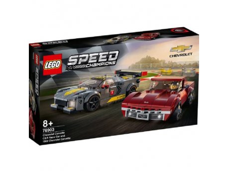 LEGO 76903 CHEVROLET CORVETTE C8.R TRKAČKI AUTO I 1968 CHEVROLET CORVETTE