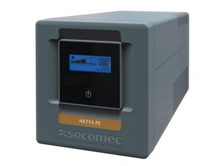 SOCOMEC UPS NeTYS PE 1000VA/600W 230V 50/60Hz AVR, Step wave, LCD displej, RJ45, 1xUSB