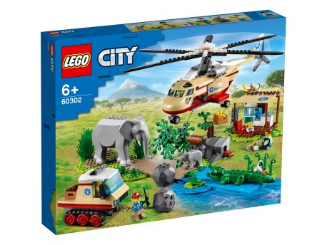 LEGO 60302 OPERACIJA SPASAVANJE DIVLJIH ŽIVOTINJA