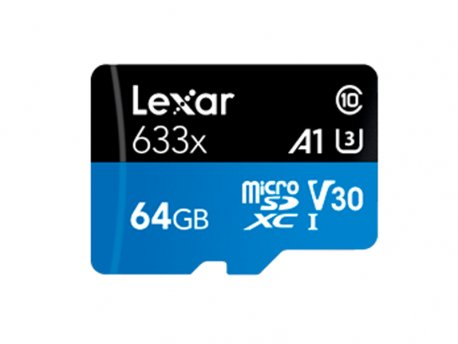 LEXAR 64GB High-Performance microSDXC UHS-I