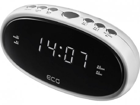 ECG Radio budilnik RB 010 White