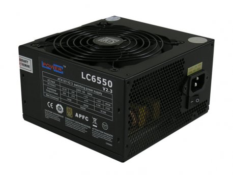 LC POWER LC6550 550W V2.3 80 Plus BRONZE