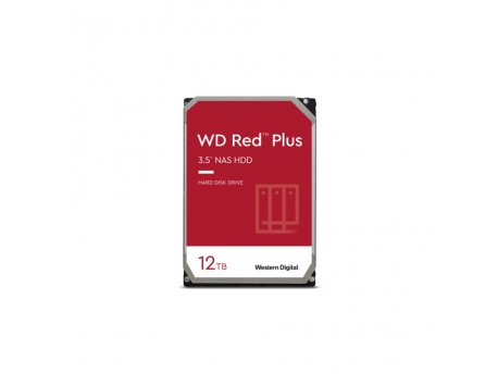 WESTERN DIGITAL 12TB Red Plus 3.5''/256MB/SATA/7200 rpm WD120EFBX