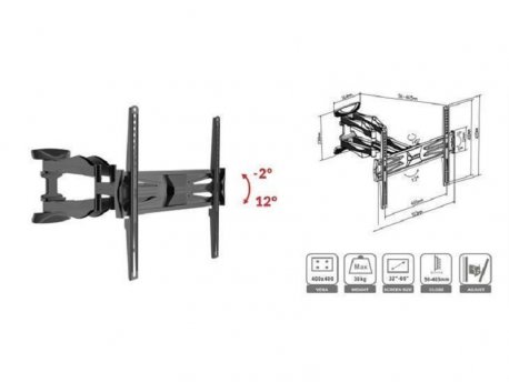 ECG LD326001 nosač za tv 32''-60'', 30kg, 400x400
