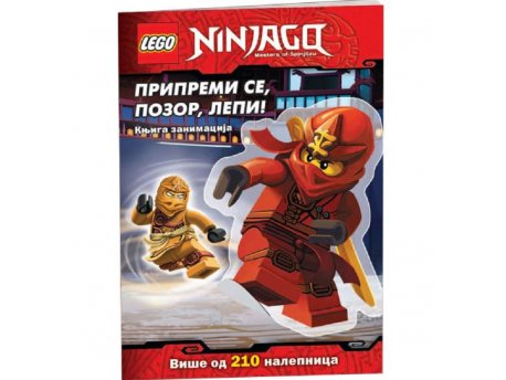 LEGO LEGO NINJAGO: PRIPREMI SE, POZOR, LEPI! 212 NALEPNICA