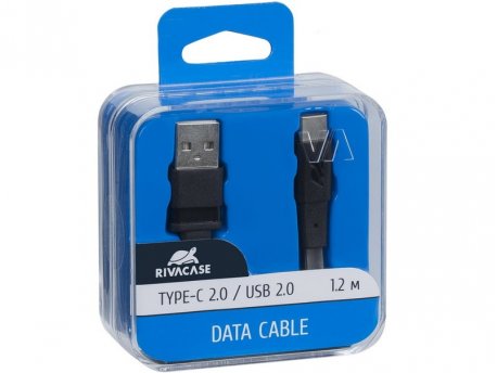 RIVACASE VA6002 Type-C 1,2m crni