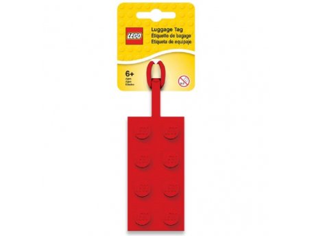 LEGO ETIKETA ZA TORBU: CRVENA KOCKA