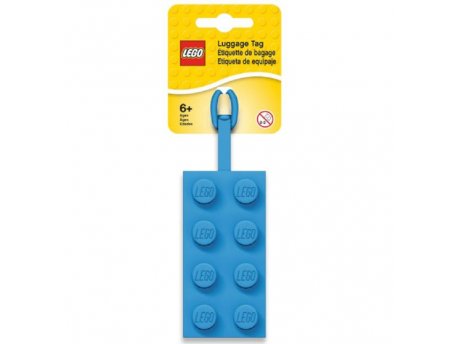 LEGO ETIKETA ZA TORBU: PLAVA KOCKA