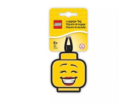 LEGO ETIKETA ZA OBELEŽANJE TORBI: DEVOJČICA