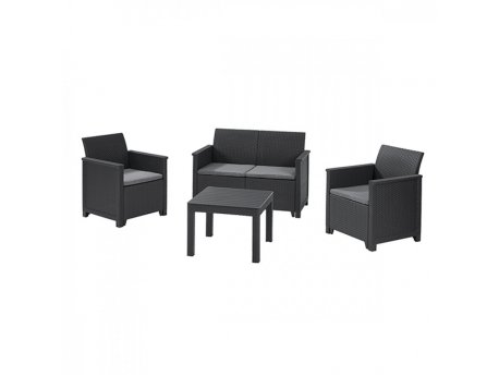 KETER EMMA 2 seater Baštenski set, grafit