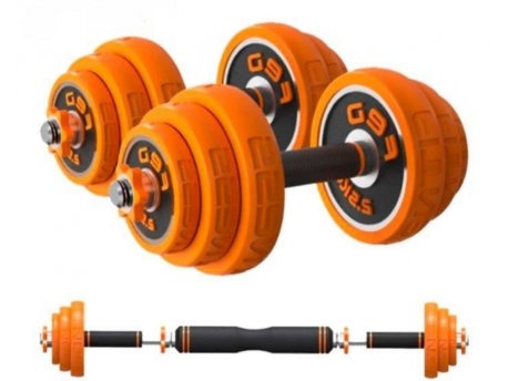 XIAOMI Fed set tegova od 30kg narandžasti (tegovi+šipka) FED-8007