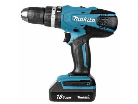MAKITA Akumulatorska udarna bušilica odvrtač HP457DWE 18V, 1.3Ah, 42Nm