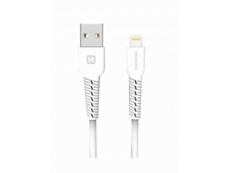 SWISSTEN USB Data Cable 1m Lightning (Bela)