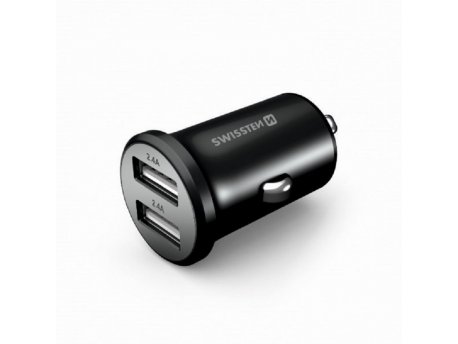 SWISSTEN Auto Punjac 4.8A 2xUsb (Crna)