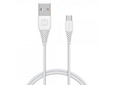 SWISSTEN USB Data Cable 1.5m Micro (Bela)
