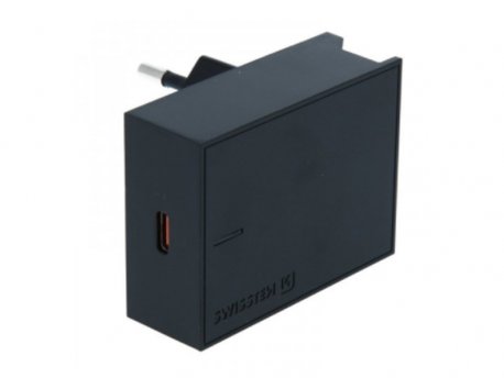 SWISSTEN Kućni Punjač 25W Type C na Type C 1.2m (Crna)