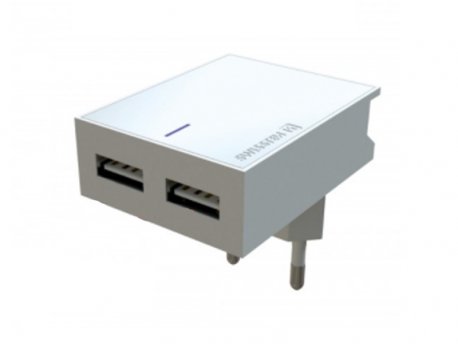 SWISSTEN Kućni Punjač 3A 2xUSB Lightning (Bela)