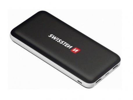 SWISSTEN PowerBank SlimCore 15.000mAh type C (Crna)