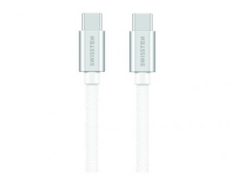 SWISSTEN USB Data Cable type C na type C Textile 1.2m (Siva)