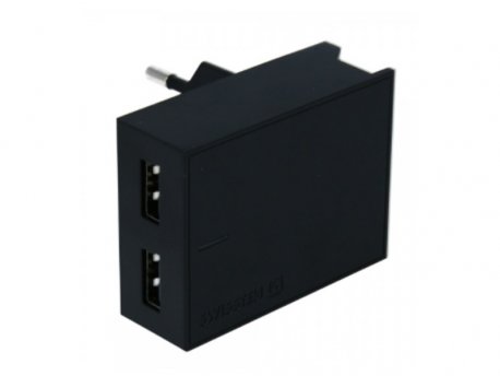 SWISSTEN Kućni Punjač 3A 2xUSB Type-C (Crna)