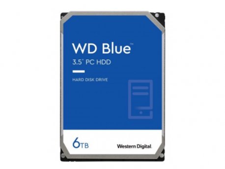 WESTERN DIGITAL Blue, 3.5 / 6TB / 256MB / SATA / 5400 rpm, WD60EZAZ