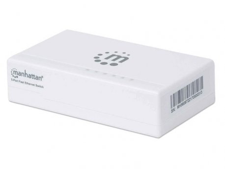 MANHATTAN 5-Port Fast Ethernet Switch, Plastic (560672)