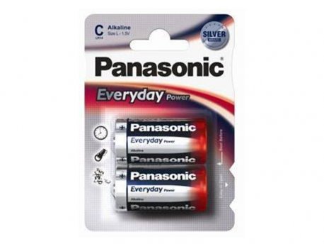 PANASONIC Baterije LR14EPS/2BP- 2×C  Alkalne Everyday Power
