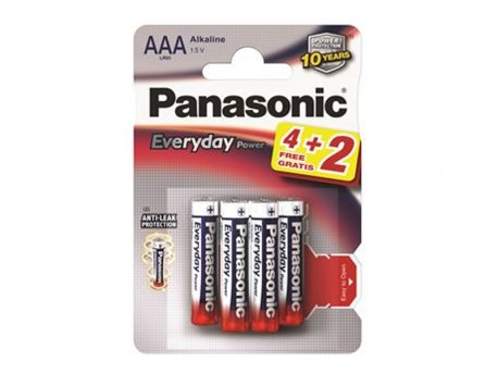 PANASONIC Baterije LR03EPS/6BP -AAA 6kom Alkaline Everyday P