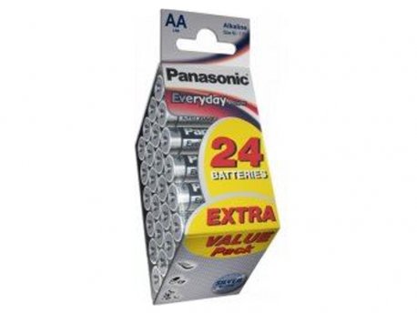 PANASONIC Baterije LR6EPS/24PD=AA 24 kom Alkalne Everyday