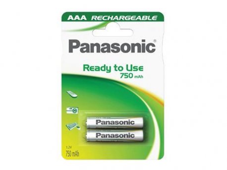 PANASONIC Baterije HHR-4MVE/2BC - 2×AAA punjive 750mAh