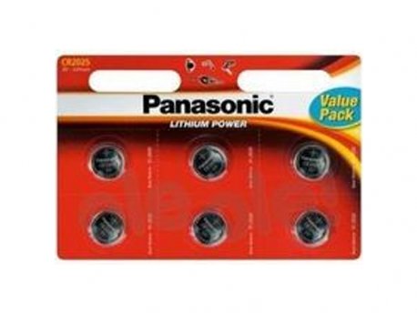 PANASONIC Baterije Litijum CR-2025 L/6bp