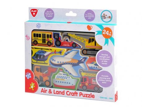 PLAY GO PUZZLE PLASTIČNE ZA SLAGANJE- VOZILA