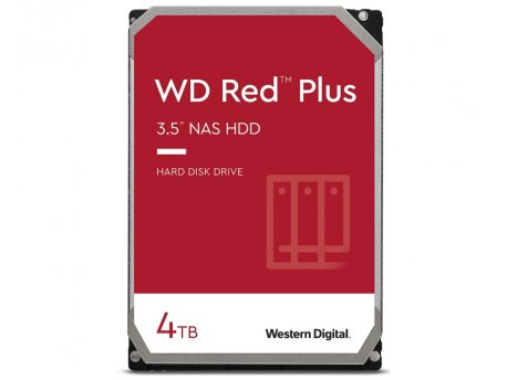 WESTERN DIGITAL 4TB Red Plus 3.5 SATA 5400 rpm 128MB SATA WD40EFZX