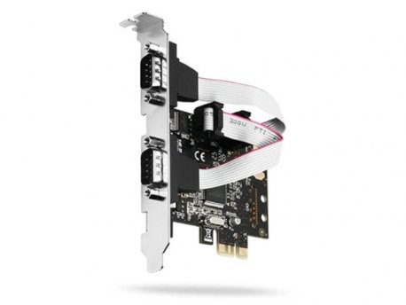 Axagon PCI-Express Kontroler, 2x Serial port + LP