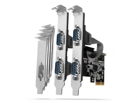 Axagon PCI-Express Kontroler, 4x Serial port + LP