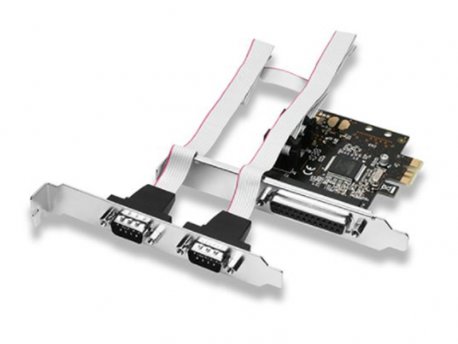 Axagon PCI-Express Kontroler, 1x Parallel + 2 x Serial
