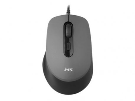 MS FOCUS C121 sivi žičani miš