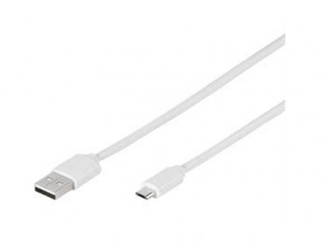 VIVANCO USB Kabl  2.0 A-B (micro) M/M, 1m, beli