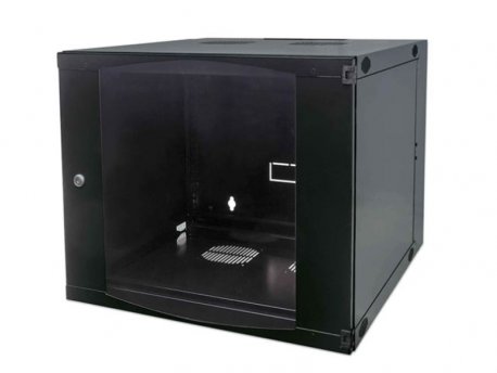 INTELLINET 19'' Wallmount Cabinet,15U/600mm(d),Flatpack,Black